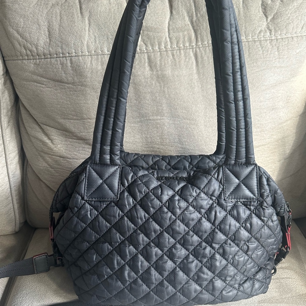 MZ Wallace Quilted Black Women's shoulder Bag